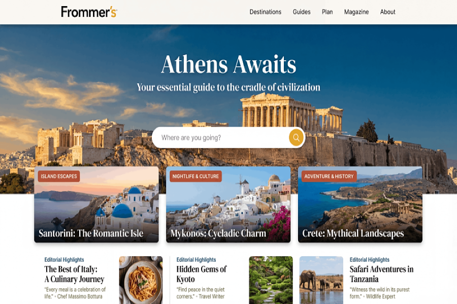 collage of some hotspots in Athens